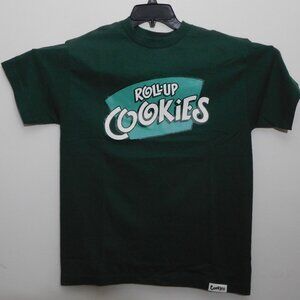 Cookies T Shirt Roll Up Print M
